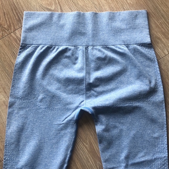 Gymshark Vital Seamless Leggings- Blue - Picture 4 of 5